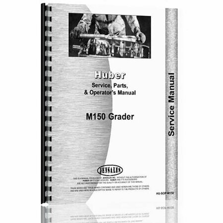 AFTERMARKET New Service Plus Operator Plus Parts Manual for Huber RAP73049